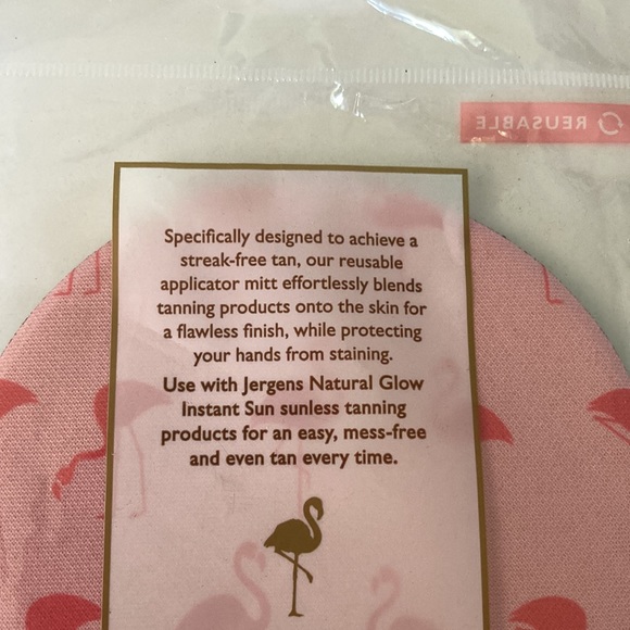 One Reusable Jergens  Natural Glow Instant Sunless Tanning Applicator Mitt NEW - Picture 4 of 5